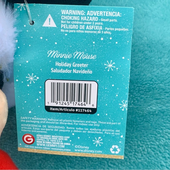 Disney Minnie Mouse Holiday Greeter 22" Tall # 117464 NEW!! - Picture 5 of 12
